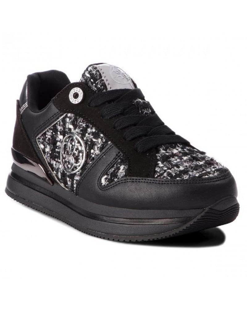 GUESS Zapatillas para mujer, color negro