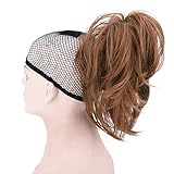 Ponytail Hair Extensions Messy Short Ponytail Synthetic Hair Clip in Ponytail (12)