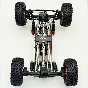 furitek Terra COMP 1/18 RTR Crawler - Remote Control Car, RC Rock Crawler 1/18 Scale w Carbon Fiber Chassis n 2-in-1 Outrunner Brushless System for Adults, RC Hobbyists (Orange)