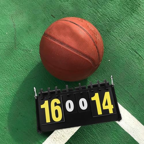Marcador portátil para baloncesto Healifty con portapuntaje reutilizable miniatura 6