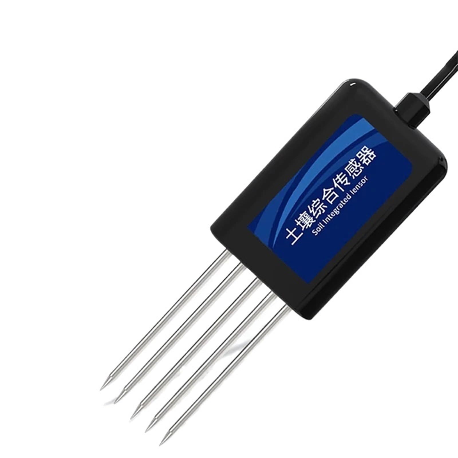 Sensor de temperatura y humedad agrícola, Ph conductividad 7 en 1 del suelo, detector nitrógeno, fósforo potasio Laboratorio de investigación(EC and PH)