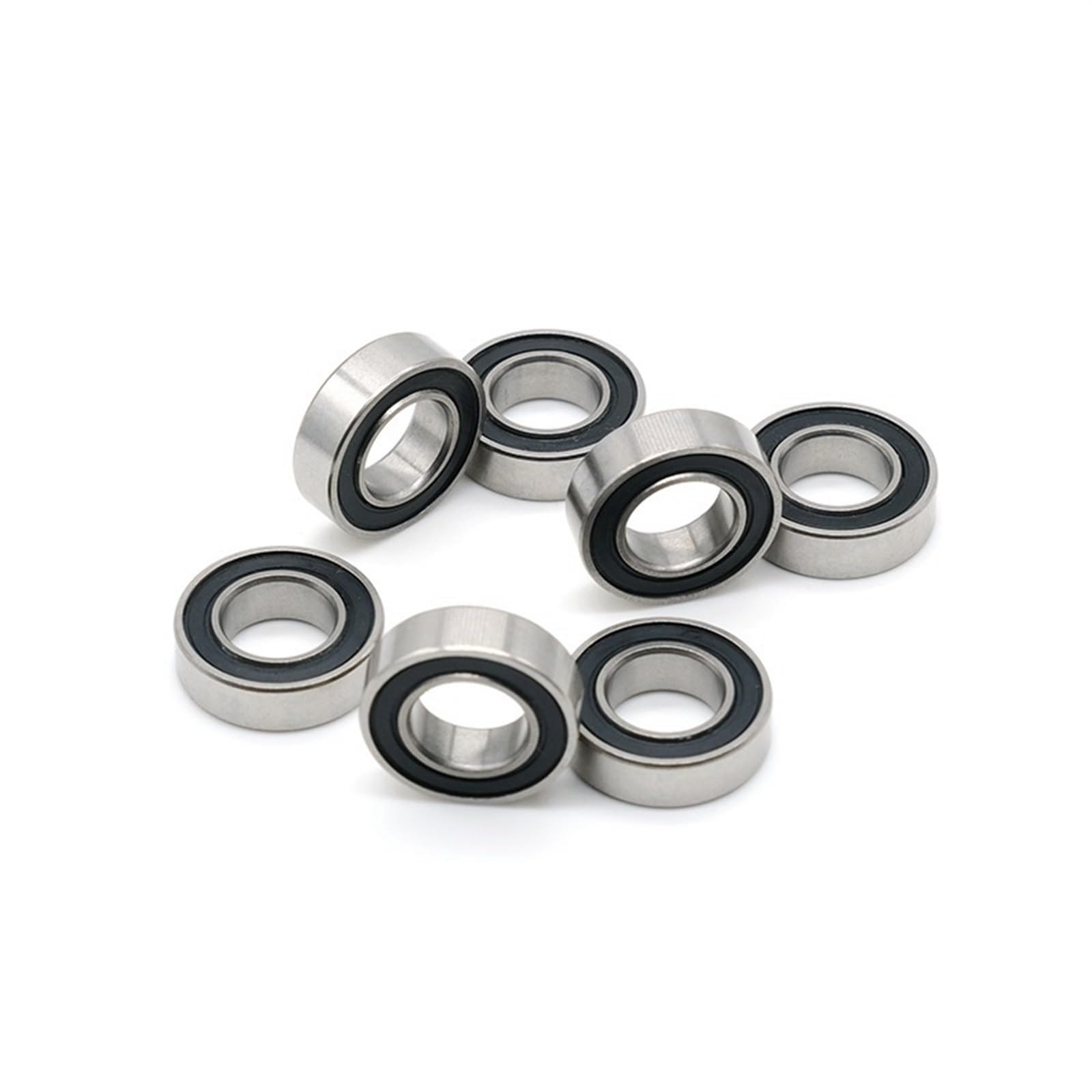 Cuscinetto in acciaio inossidabile 7X19X5mm S607 2RS CB (4 pezzi) Cuscinetto motore Cuscinetto a sfere in ceramica ibrida in acciaio inossidabile 7X19X6
