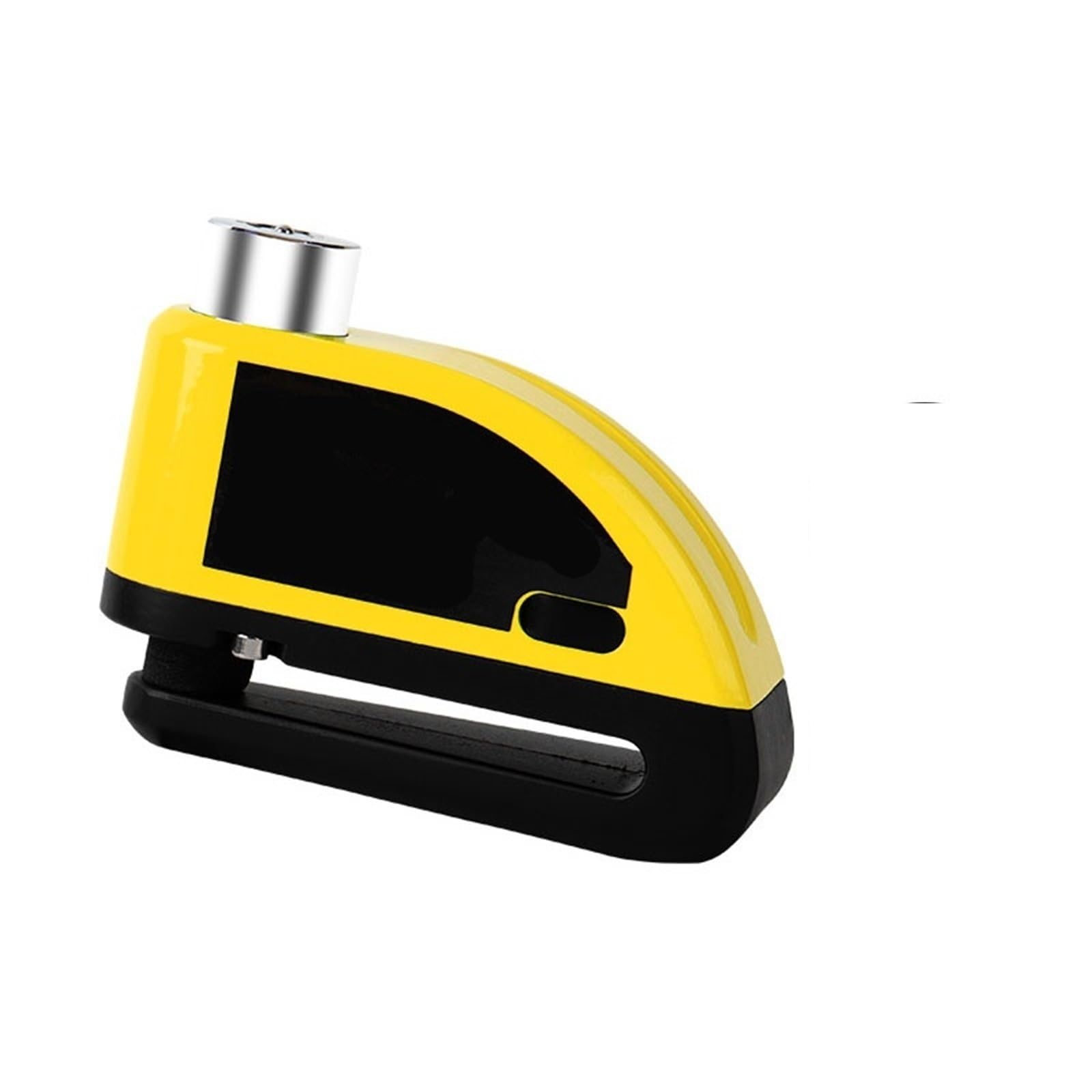 Motorcycle Handlebar Lock Motorcycle Alarm Disc Brake Lock Security Moto Wheel Disk Padlock Waterproof Loud Motorbike Lock Security(Yellow Lock)