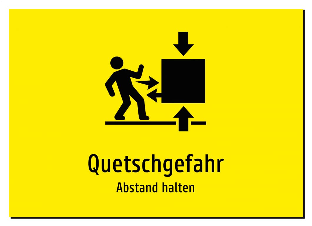 41140-DE-S-06 | Quetschgefahr - Abstand halten