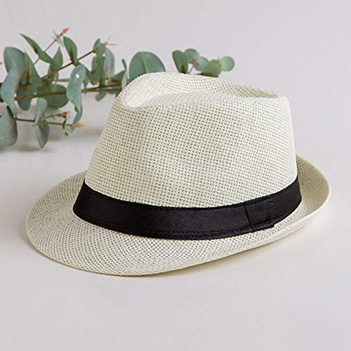 Almenyy-Chapeau-de-Paille-Hot-Men-Sun-Hat-Paille-Jazz-Summer-Hat-Casual-Beach-Sun-Protection-Unisex-Women-Hat-Cowboy-Gangster-Cap-Sun-Visor-Hat