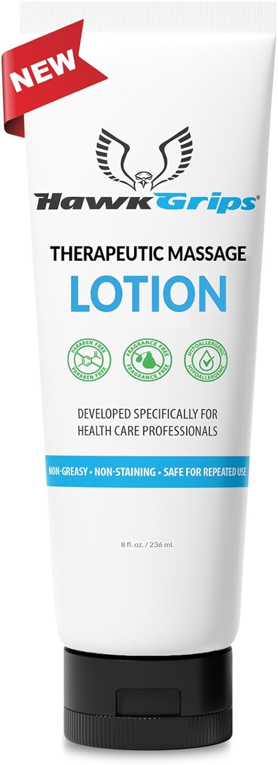 8oz Therapeutic Massage Lotion for Massage Therapy, Unscented, Professional, Scraper Tool Massage Lotion, Deep Tissue, Cupping Therapy, Non-Greasy, Non-Staining, Shea Butter, Pack of 6