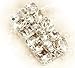 XDAYS® 3D Bling Shine Diamante Shaped Diamond Stones Crystal Hard Phone Case Cover For Smart Mobile Phones (Samsung Galaxy NOTE 5(N920), Diamond)