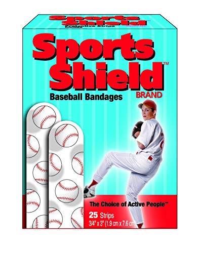Sports Shield Childrens Bandages, Baseball, 25 per Box