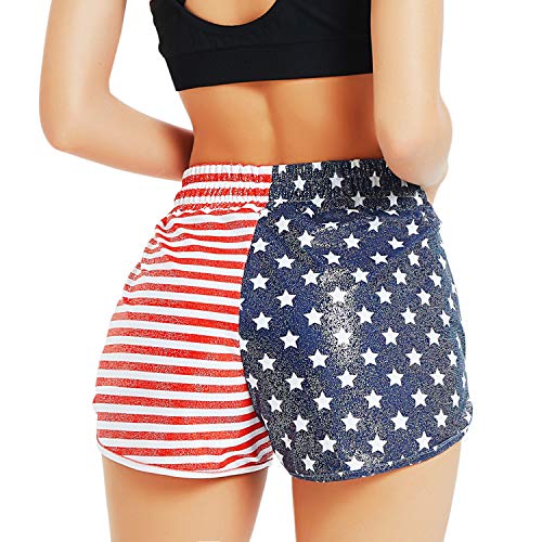 Perfashion-Womens-Metallic-Shiny-Shorts-Sparkly-Hot-Yoga-Outfit