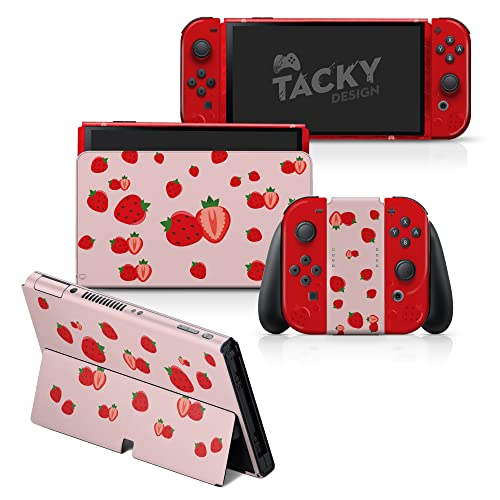 Tacky Design Pelle di fragola per Nintendo Switch OLED Skin