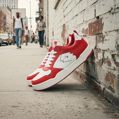 Image of Lotto Men Hoop Star OG Leather Sneakers