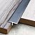 GJPXFR T Mold Floor Cover Strips?Threshold Transition Strip Aluminum?Floor Strip for Joining Floor Gaps?Laminate for Doorway Height 0.9in(Gray)