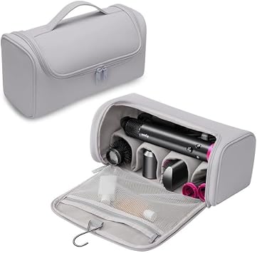 Travel Storage Bag Compatible with Dyson Airbag with Hook Hair Iron Storage Box Replaceable Hair Iron Storage Accessories Travel Case Hair Dryer Storage Bag A Parallel Import