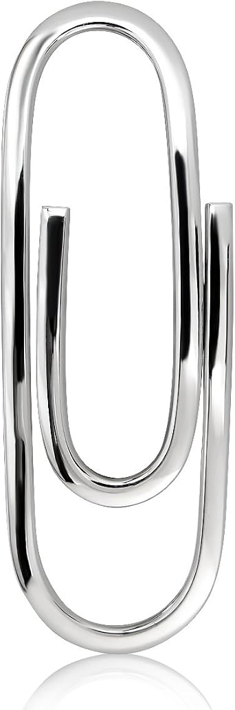 WithLoveSilver 925 Sterling Silver Plain Money Clip - Perfect for Holding VISA, Master Cards and Cash