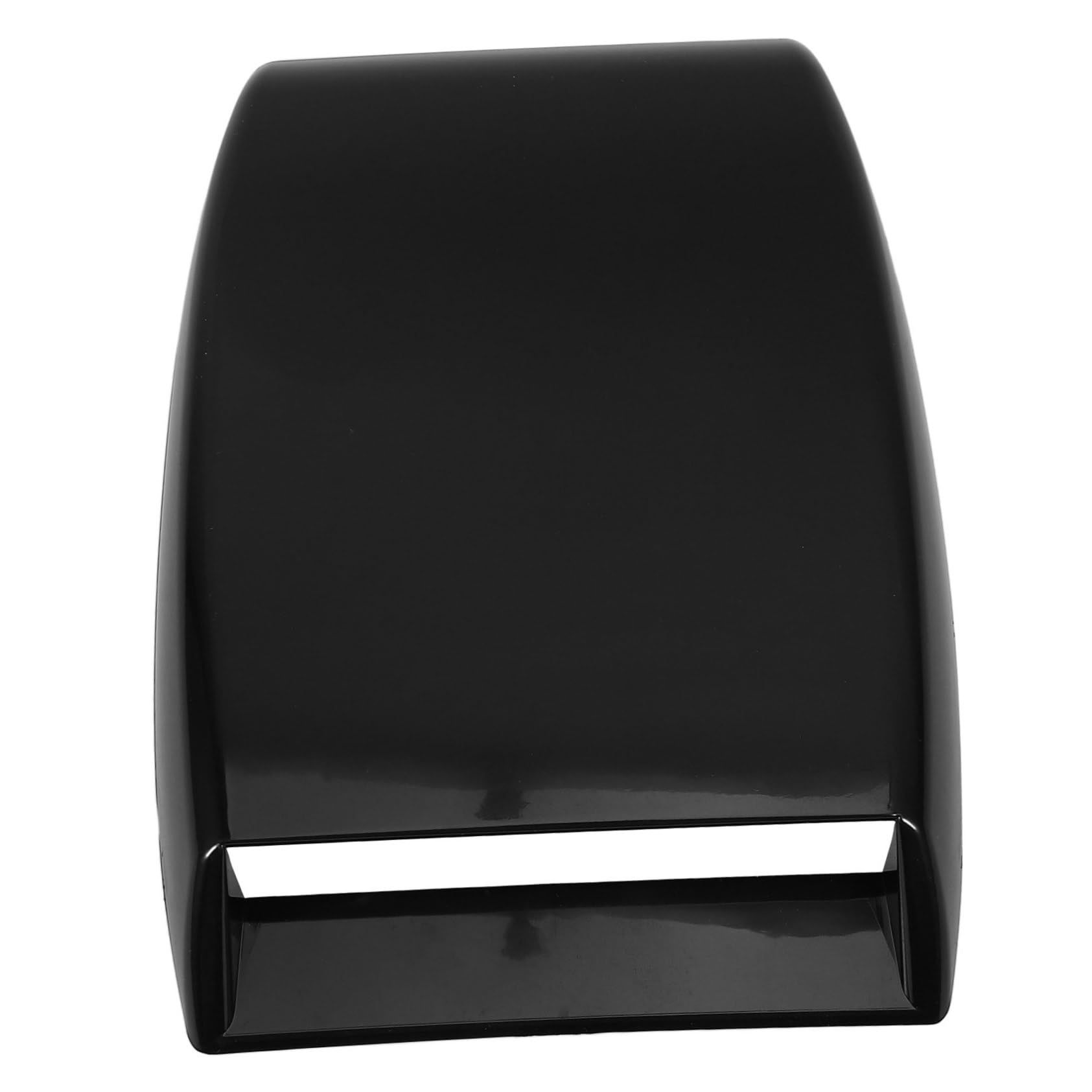 BRIGHTFUFU Car Hood Scoop Decorative Air Flow Intake Vent Cover Black Easy Adhesive Installation for All Cars for Roof No Drilling Required Stylish