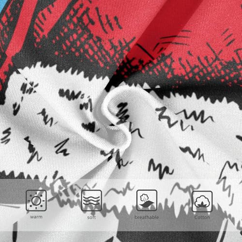 Soccer Ball Santa Claus Hat Blue Toddler Underwear Custom 2t Cotton Cute Panties Girl Pattern Briefs Girls Undies3