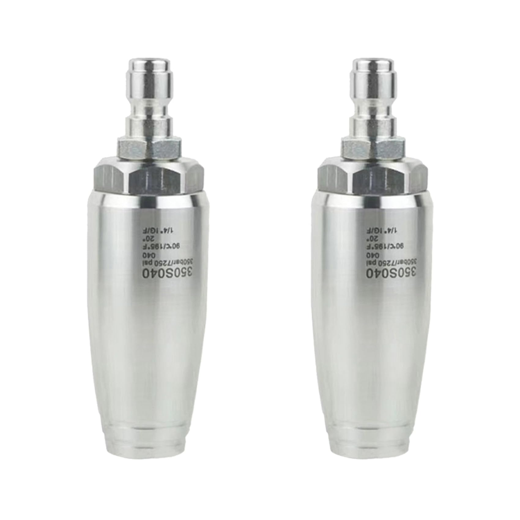 Ctrlzs 2X Turbo Nozzle Pressure Washer Tips For Hot And Cold Water Rotating Nozzle 1/4 Inch Quick Connect Orifice