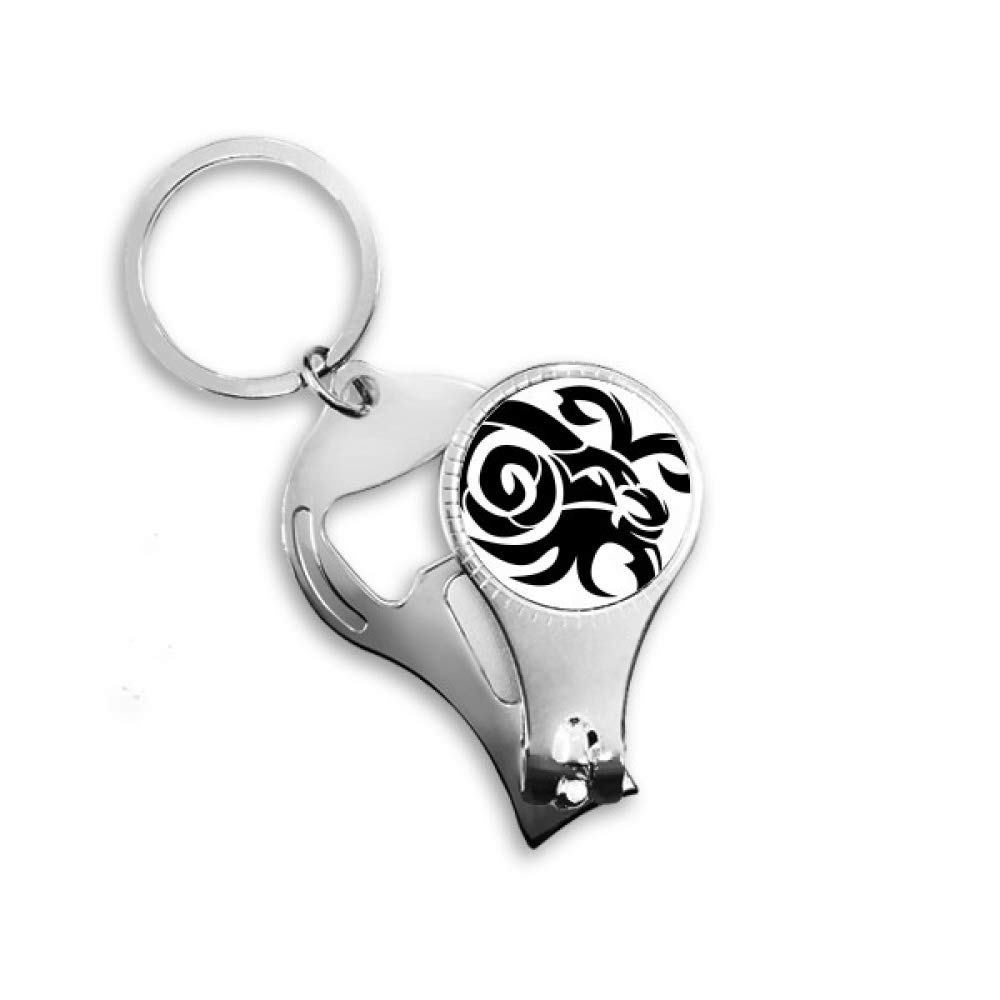 Porte-clés Capricorne constellation astrologique pendentif homme femme pour sac à dos