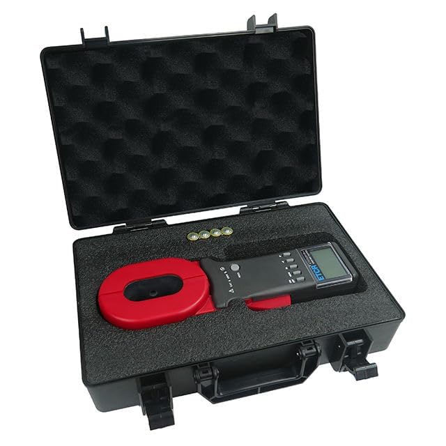 Clamp Earth Resistance Tester Large Range Ground Resistance Clamp Meter with Resistance Range 0.010Ω to 1200Ω Resistance Resolution 0.001Ω