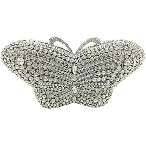 Butterfly Clutch Crystal Evening Bag Cover