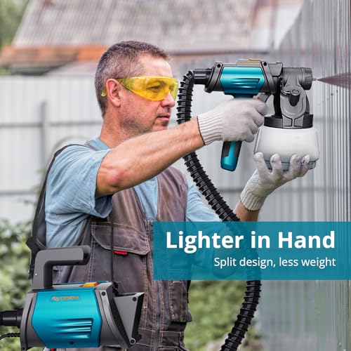 Tilswall Paint Sprayer 800W HVLP Spray Paint Gun, Electric Paint Sprayer Gun - image 3