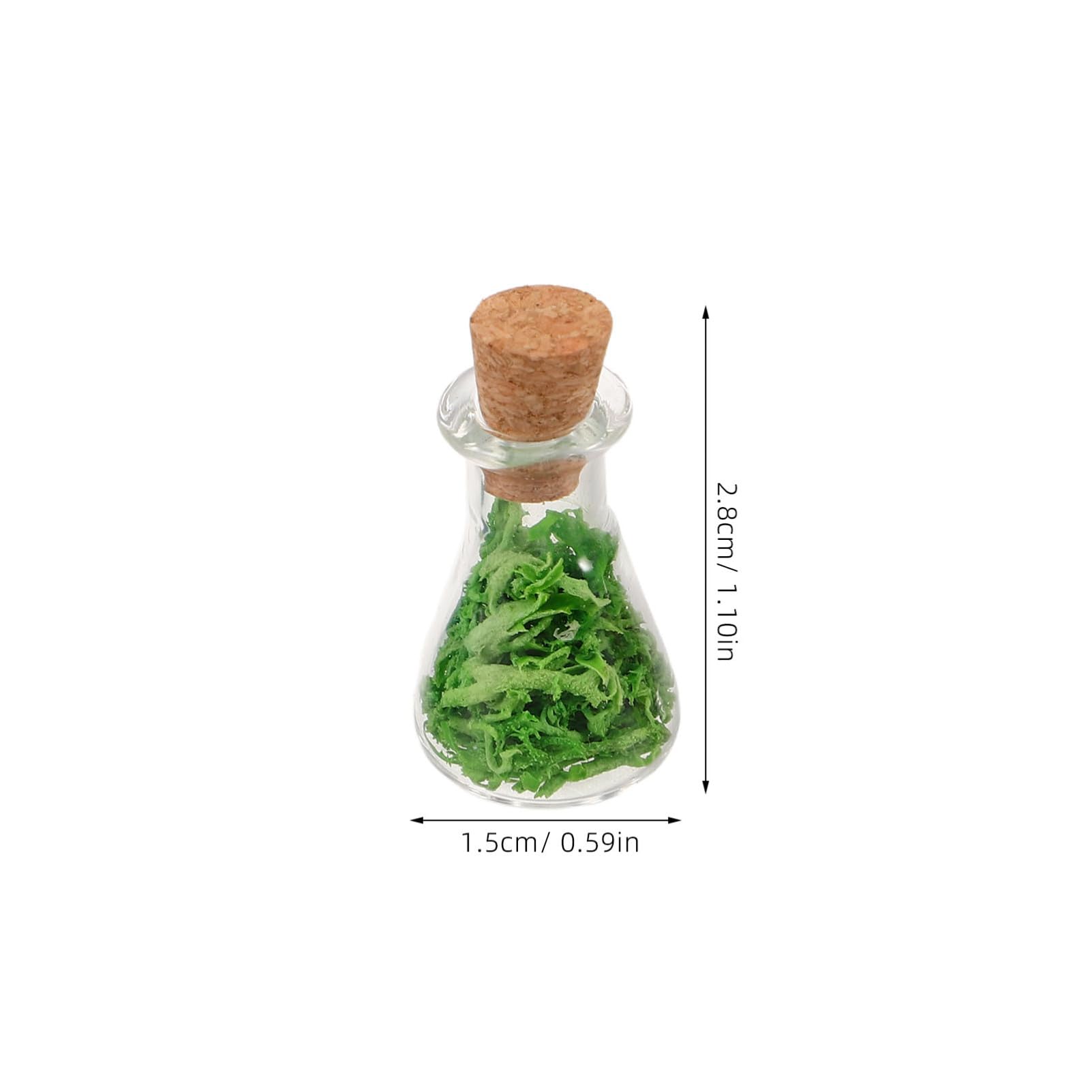 SUPVOX Miniature Dollhouse Bottles 4Pcs Realistic Witch Potion Decor Halloween Accessories Tiny Doll House Decoration Diy Fairy Garden Display - Image 2