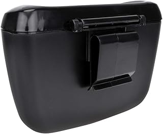 Mini Vehicle Garbage Dust Bin Box (Black)