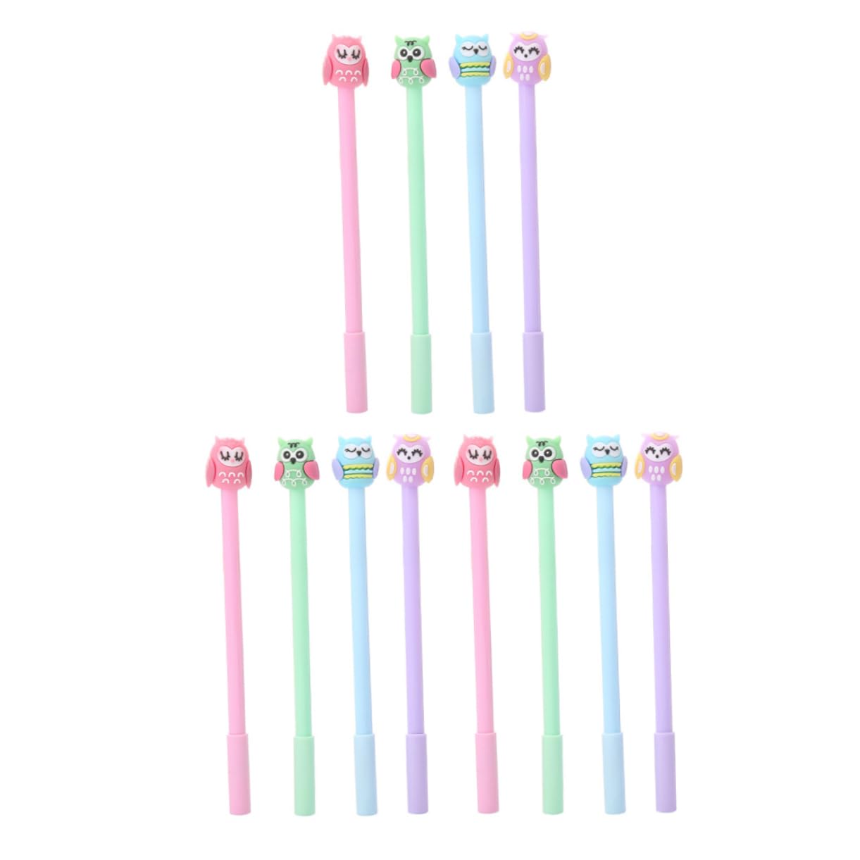 Operitacx 36pièces Stylos Gel Cartoon Créatifs De Stylos à Encre Gel Owl Pour Écriture Et Dessin Fournitures Scolaires Et Bureau Kawaii