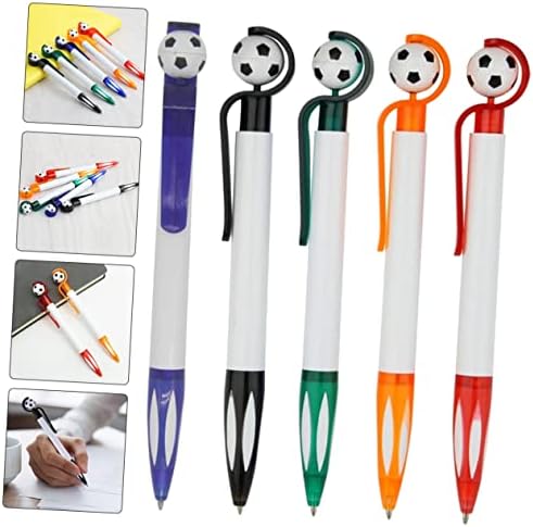 NUOBESTY Tükenmez kalem 20'li set futbol kalemi, yazı gereçleri, ofis, okul, erkek ve kız çocukları için - Görsel 2