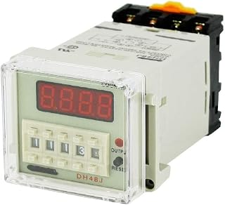 New Lon0167 DH48J AC220V Featured 50/60Hz 35mm DIN reliable efficacy 0-999900 LED Display Digital Counter Relay(id:a6c 21 4e 6b5)