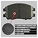 SIPAUTEC-Front & Rear Ceramic Brake Pads Replacement For 2014 2015 2016 2017 2018 2019 2020 2021 2022 Jeep Cherokee With Dual Piston Front Caliper