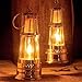 Oil Lamp - 10” Tall Miners Lamp with Brass Body, Glass Chimney, and Mesh Screen - Handmade Decorative Kerosene Lantern - Oil Lamps for Indoor or Outdoor Use by Kings County Tools