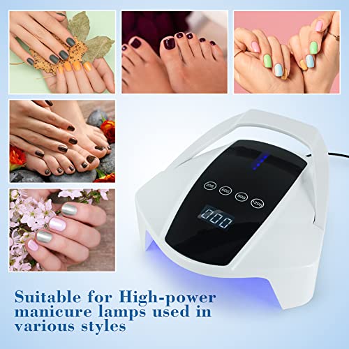 96W Rechargeable Uv Led Nail Lamp, Faster Gel Nail Dryer Nail Light With 4 Timer Smart Sensor, Cordless Led Nail Lamp Uv Gel Nail Lamp, Large Space Portable Handle Nail Dry Machine For Gel Nail Polish #TOP6