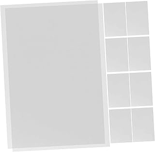 VILLCASE 10pcs Sheets Shrink Plastic Sheet Crafts Kindergarten Supply Brooch Creative Craft Shrink Films Paper Cuttable Heat Shrink Materials Diy Making Supply Frosted Plastic Piece