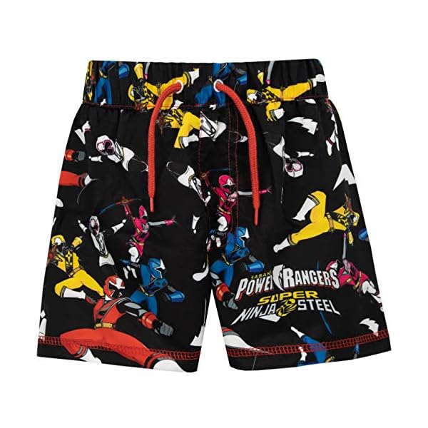Power Rangers Boys' Ninja Steel Two Piece Swim Set Red Size 7 - Image 5