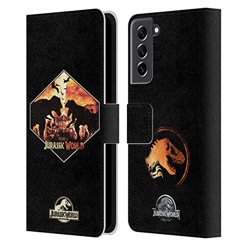 Head Case Designs Licenciado Oficialmente Jurassic World T-Rex VS. Indoraptor Arte Vectorial Carcasa...