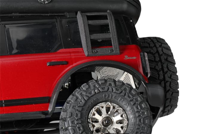 Levigo Garde-boue avant arrière RC compatible avec Traxxas 1/18 Trx4m K10 Surélevage, pièces de mise à niveau RC avant et arrière