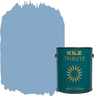 Sponsored Ad - KILZ TRIBUTE Paint & Primer, Interior, Matte, High Tide, 1 Gallon