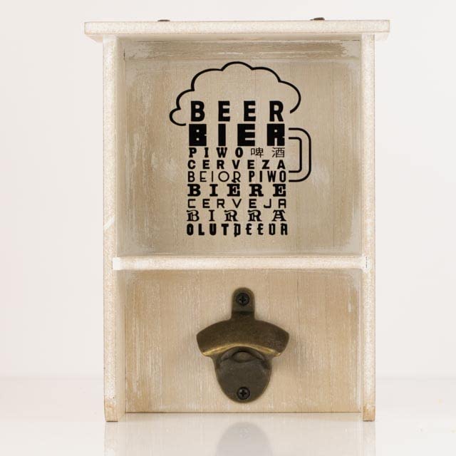Creativo apribottiglie in legno personalizzato birra vino regalo per feste | Leroy Merlin