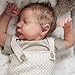 Anano Real Life Full Body Silicone Reborn Baby Dolls Realistic Boy 19 Inch RealisticBaby Reborn Dolls Silicone Babies That Look Real Looking Bebes Reborns with Feeding Kit for Children 3+ (Country)