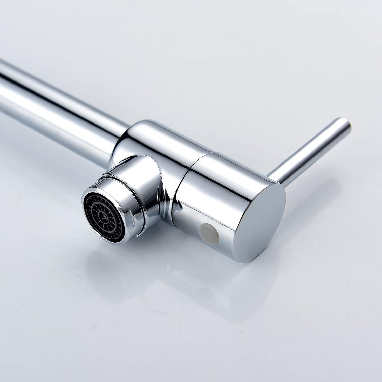 Pot Filler Kitchen Wall Mount Kitchen Stove Brass Double Joint Swing Arm Sink Faucet Stretchable Double Joint Single Hole with Two Han