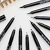 Craft 'n' Beyond Calligraphy Brush Pens Pack of 10 Markers for Hand Lettering, Art Drawing, Sketching, Scrapbooking, Writing, Journaling tip - Beginner Kit with Fadeproof Black Ink #3