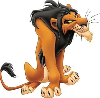 8 Inch Scar Disney The Lion King Movie Animal Removable Peel Self Stick Adhesive Vinyl Decorative Wall Decal Sticker Art Kids Room Home Decor Girl Boy Children Bedroom 8 1/2 x 8 1/2 inch Tall
