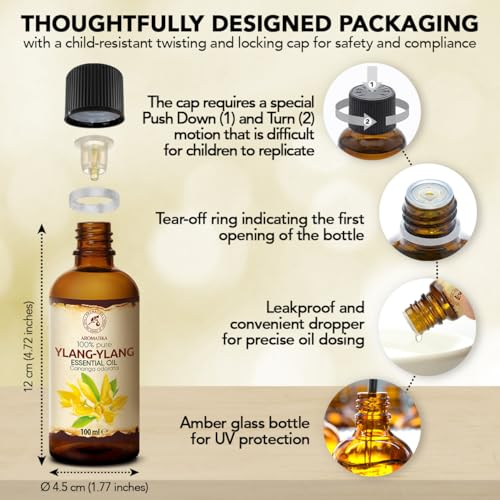 Aceite esencial Ylang-Ylang 100 ml para aromaterapia miniatura 4