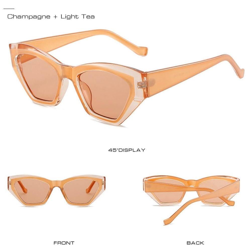 Occhiali da sole quadrati da uomo alla moda, con sfumature sfumate, UV400, stile retrò, con rivetti, occhiali da sole verdi di lusso da donna, per shopping, viaggi, spiaggia, feste, ciclismo