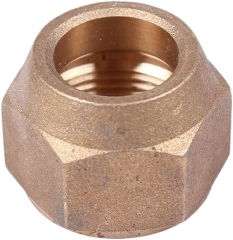 10pc INCH Thread Copper Joint Copper nut air Conditioning Copper Tube Aluminum Tube nut(1 2)