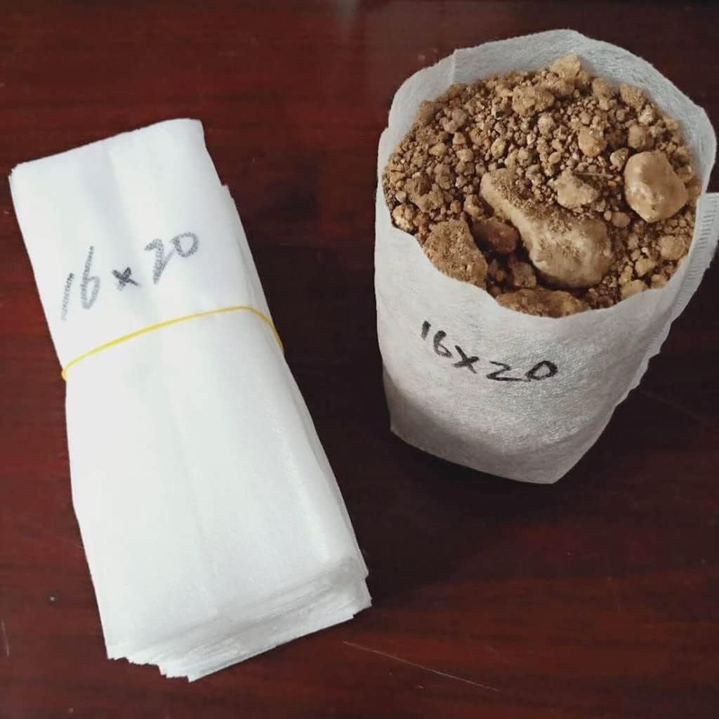 Seedling Plants Nursery Bags, Organic Biodegradable Grow Bags Fabric Eco-Friendly Ventilate Growing Planting Bags(11x13cm (50pcs))