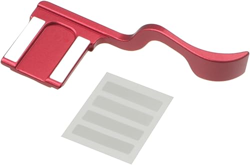 Miniatura 4 de Metal Hot Shoe Thumb Grip para Fujifilm X-T10 X-T20 X-T30 X-T30II Cámara Accesorios Rojo