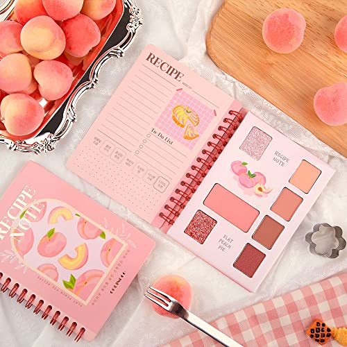 Coringco Shimmer Idoll Eyeshadow Palette Receipe Note 7Color Eye Makeup Cute Glitter Sparkle Korean Eye Makeup Korean Cosmetics (01 Pitch Flat Pie) #TOP4