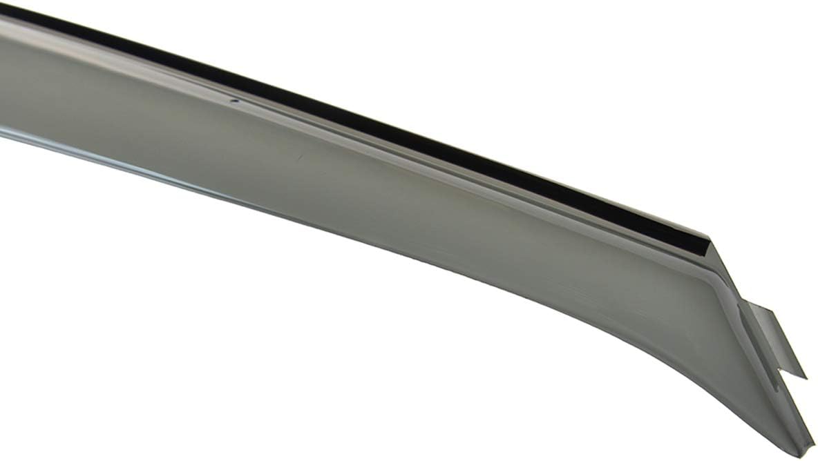 Extreme Online Store EOS Smoke Tinted JDM Style Side Window Visor Rain Guard - Made for and Compatible with Honda Prelude 97-01 1997 1998 1999 2000 2001